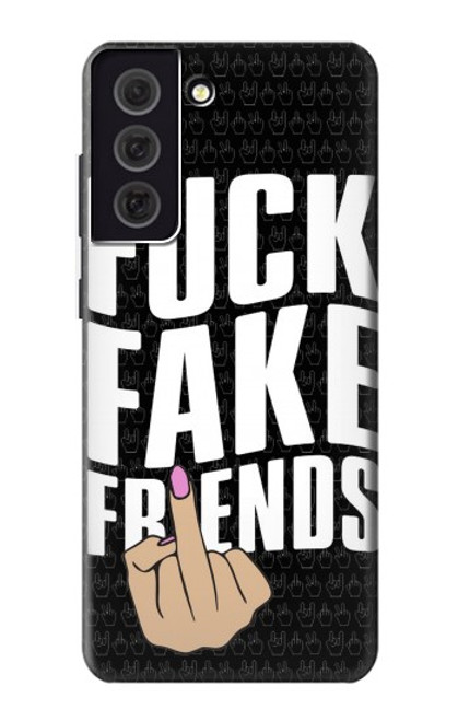 S3598 中指の友達 Middle Finger Friend Samsung Galaxy S21 FE 5G バックケース、フリップケース・カバー