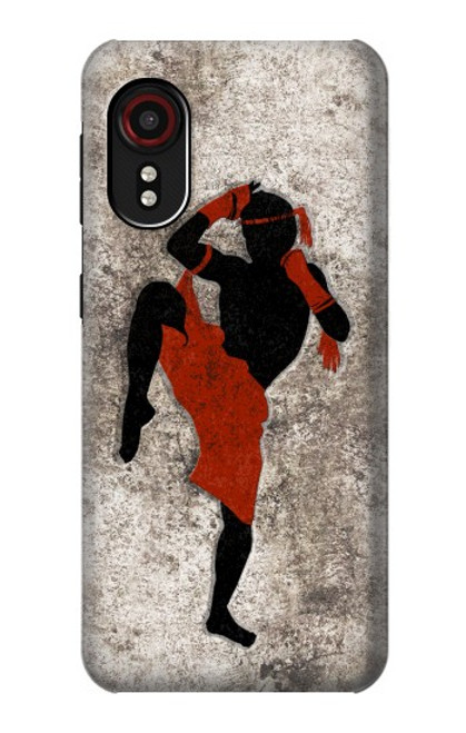 S2634 ムエタイキックボクシング格闘技 Muay Thai Kickboxing Martial Art Samsung Galaxy Xcover 5 バックケース、フリップケース・カバー