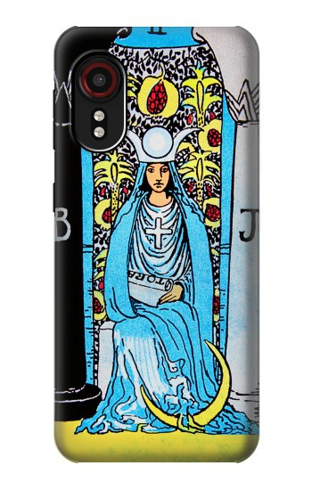 S2837 タロットカード 女教皇 The High Priestess Vintage Tarot Card Samsung Galaxy Xcover 5 バックケース、フリップケース・カバー