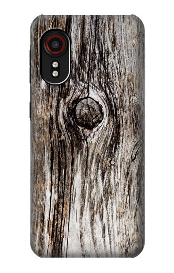 S2844 古い木材樹皮 グラフィック Old Wood Bark Printed Samsung Galaxy Xcover 5 バックケース、フリップケース・カバー