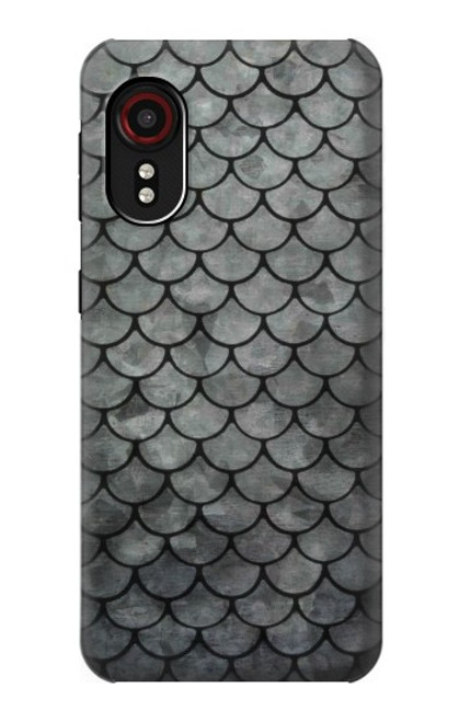 S2950 銀魚のスケール Silver Fish Scale Samsung Galaxy Xcover 5 バックケース、フリップケース・カバー