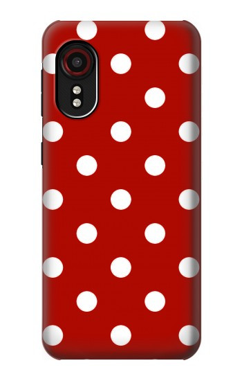 S2951 赤の水玉 Red Polka Dots Samsung Galaxy Xcover 5 バックケース、フリップケース・カバー