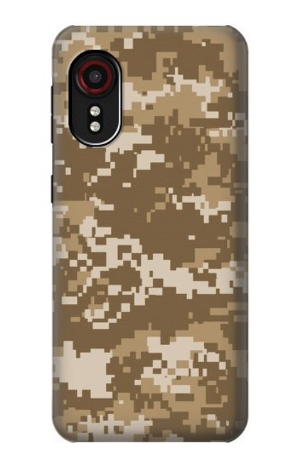 S3294 陸軍砂漠タンコヨーテカモ迷彩 Army Desert Tan Coyote Camo Camouflage Samsung Galaxy Xcover 5 バックケース、フリップケース・カバー