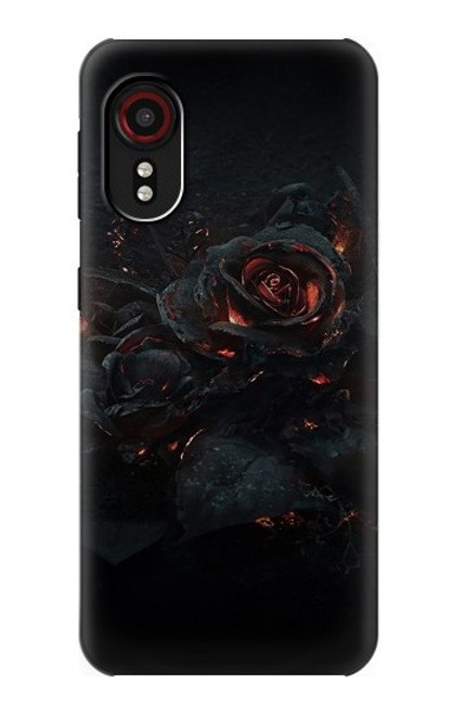 S3672 バーンドローズ Burned Rose Samsung Galaxy Xcover 5 バックケース、フリップケース・カバー