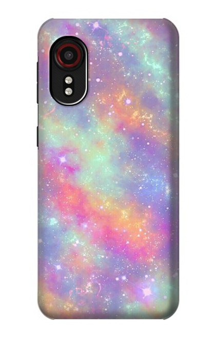 S3706 パステルレインボーギャラクシーピンクスカイ Pastel Rainbow Galaxy Pink Sky Samsung Galaxy Xcover 5 バックケース、フリップケース・カバー