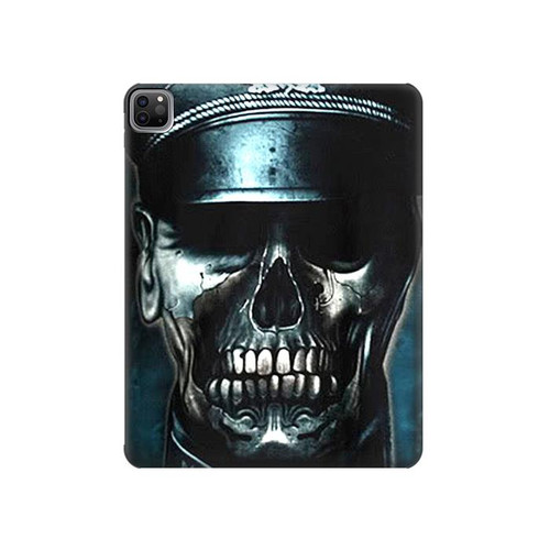 S0754 スカル 兵士 ゾンビ Skull Soldier Zombie iPad Pro 12.9 (2022,2021,2020,2018, 3rd, 4th, 5th, 6th) タブレットケース