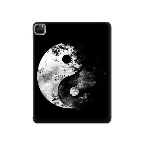 S1372 月陰陽 Moon Yin-Yang iPad Pro 12.9 (2022,2021,2020,2018, 3rd, 4th, 5th, 6th) タブレットケース