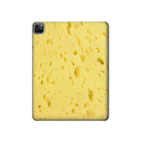 S2913 チーズ Cheese Texture iPad Pro 12.9 (2022,2021,2020,2018, 3rd, 4th, 5th, 6th) タブレットケース