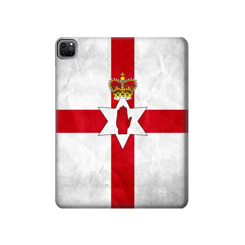 S2972 北アイルランドサッカー Northern Ireland Football Soccer Flag iPad Pro 12.9 (2022,2021,2020,2018, 3rd, 4th, 5th, 6th) タブレットケース