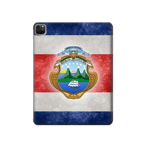 S3003 コスタリカサッカー Costa Rica Football Soccer Flag iPad Pro 12.9 (2022,2021,2020,2018, 3rd, 4th, 5th, 6th) タブレットケース