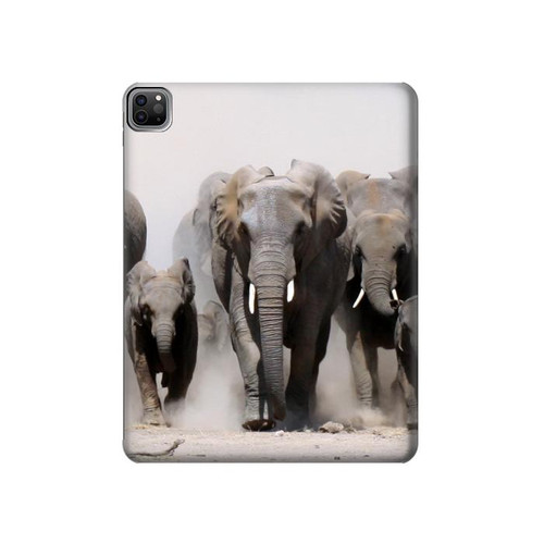 S3142 アフリカゾウ African Elephant iPad Pro 12.9 (2022,2021,2020,2018, 3rd, 4th, 5th, 6th) タブレットケース