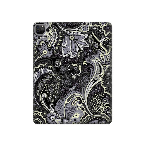 S3251 バティックパターン Batik Flower Pattern iPad Pro 12.9 (2022,2021,2020,2018, 3rd, 4th, 5th, 6th) タブレットケース