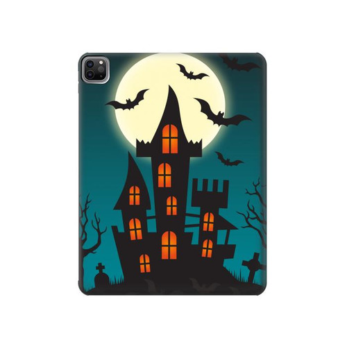 S3268 ハロウィンフェスティバル城 Halloween Festival Castle iPad Pro 12.9 (2022, 2021, 2020, 2018), iPad Air 13 (2025, 2024) タブレットケース