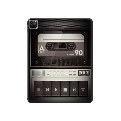 S3501 ビンテージカセットプレーヤー Vintage Cassette Player iPad Pro 12.9 (2022, 2021, 2020, 2018), Air 13 (2024) タブレットケース