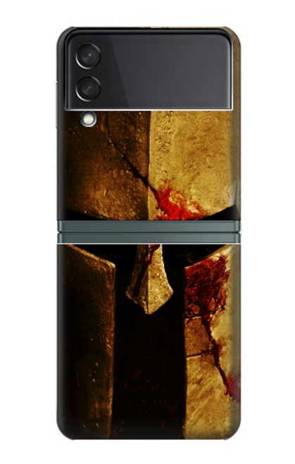 S2439 戦士スパルタンヘルメット Warrior Spartan Helmet Samsung Galaxy Z Flip 3 5G バックケース、フリップケース・カバー