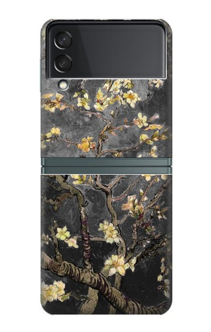 S2664 黒開花アーモンドの木 フィンセント・ファン・ゴッホ Black Blossoming Almond Tree Van Gogh Samsung Galaxy Z Flip 3 5G バックケース、フリップケース・カバー