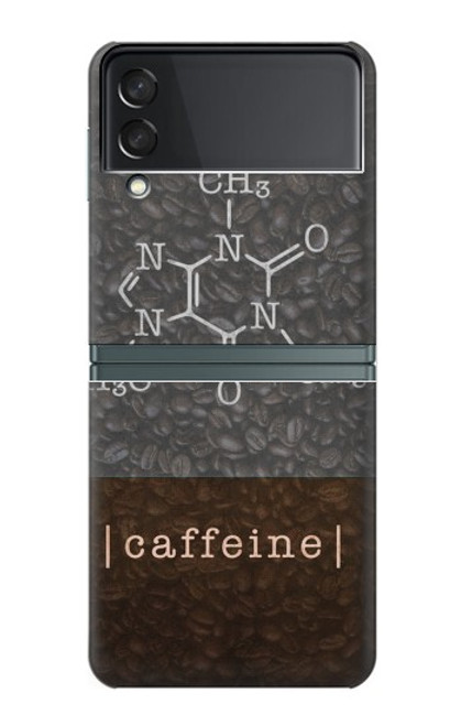 S3475 カフェイン分子 Caffeine Molecular Samsung Galaxy Z Flip 3 5G バックケース、フリップケース・カバー