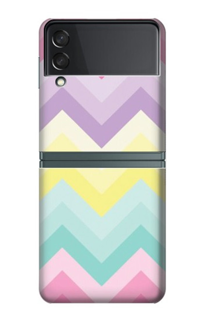 S3514 虹色ジグザグ Rainbow Zigzag Samsung Galaxy Z Flip 3 5G バックケース、フリップケース・カバー