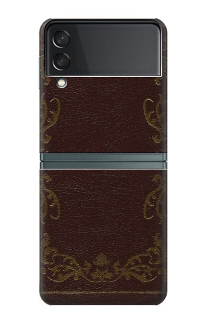 S3553 ヴィンテージブックカバー Vintage Book Cover Samsung Galaxy Z Flip 3 5G バックケース、フリップケース・カバー