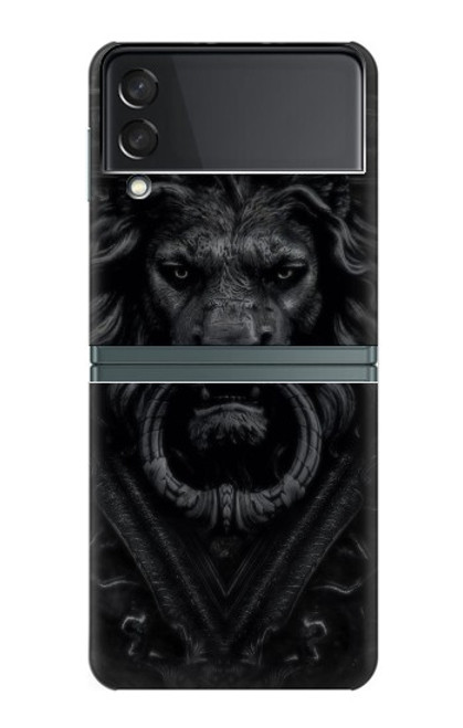S3619 ダークゴシックライオン Dark Gothic Lion Samsung Galaxy Z Flip 3 5G バックケース、フリップケース・カバー