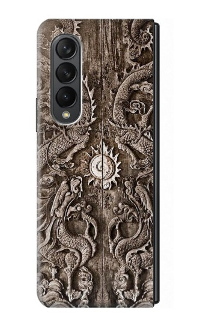 S3395 龍門 Dragon Door Samsung Galaxy Z Fold 3 5G バックケース、フリップケース・カバー