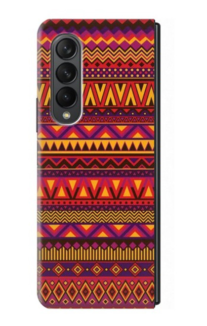 S3404 アステカパターン Aztecs Pattern Samsung Galaxy Z Fold 3 5G バックケース、フリップケース・カバー
