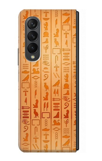 S3440 エジプトの象形文字 Egyptian Hieroglyphs Samsung Galaxy Z Fold 3 5G バックケース、フリップケース・カバー
