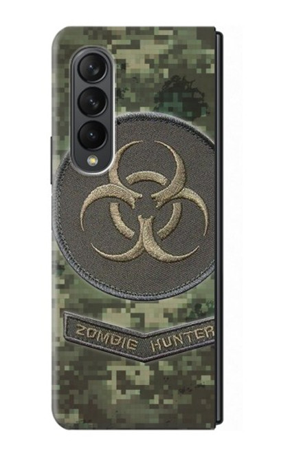 S3468 バイオハザードゾンビハンターグラフィック Biohazard Zombie Hunter Graphic Samsung Galaxy Z Fold 3 5G バックケース、フリップケース・カバー