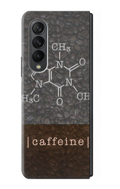 S3475 カフェイン分子 Caffeine Molecular Samsung Galaxy Z Fold 3 5G バックケース、フリップケース・カバー