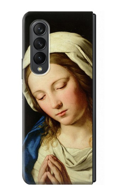 S3476 聖母マリアの祈り Virgin Mary Prayer Samsung Galaxy Z Fold 3 5G バックケース、フリップケース・カバー