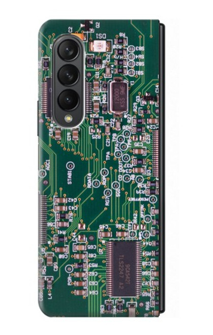 S3519 電子回路基板のグラフィック Electronics Circuit Board Graphic Samsung Galaxy Z Fold 3 5G バックケース、フリップケース・カバー