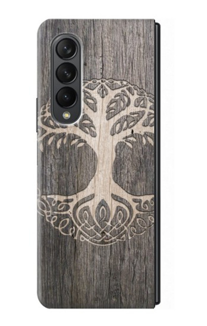 S3591 バイキングツリーオブライフシンボル Viking Tree of Life Symbol Samsung Galaxy Z Fold 3 5G バックケース、フリップケース・カバー