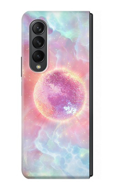 S3709 ピンクギャラクシー Pink Galaxy Samsung Galaxy Z Fold 3 5G バックケース、フリップケース・カバー