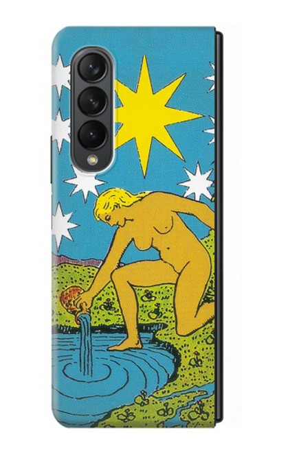 S3744 タロットカードスター Tarot Card The Star Samsung Galaxy Z Fold 3 5G バックケース、フリップケース・カバー