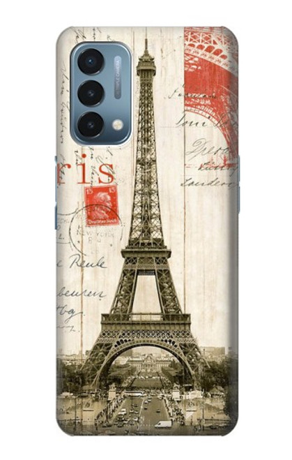 S2108 エッフェル塔パリポストカード Eiffel Tower Paris Postcard OnePlus Nord N200 5G バックケース、フリップケース・カバー