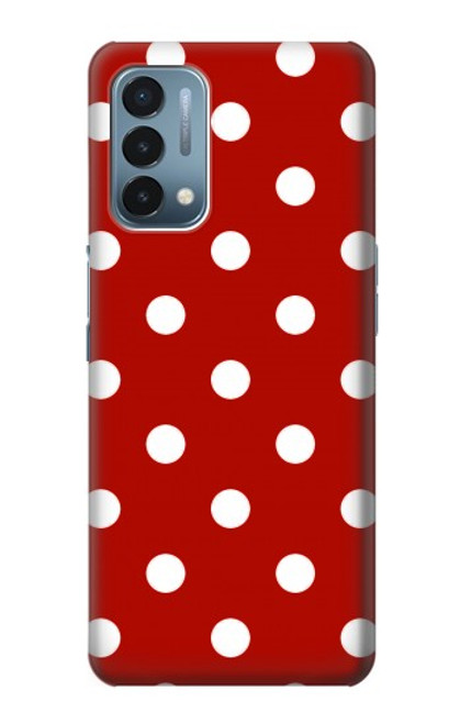 S2951 赤の水玉 Red Polka Dots OnePlus Nord N200 5G バックケース、フリップケース・カバー