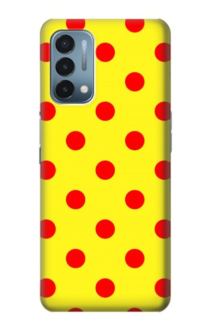S3526 赤い水玉 Red Spot Polka Dot OnePlus Nord N200 5G バックケース、フリップケース・カバー