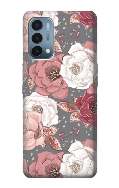 S3716 バラの花柄 Rose Floral Pattern OnePlus Nord N200 5G バックケース、フリップケース・カバー