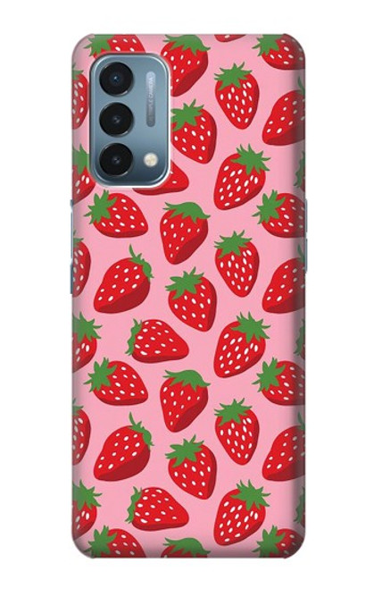 S3719 いちご柄 Strawberry Pattern OnePlus Nord N200 5G バックケース、フリップケース・カバー