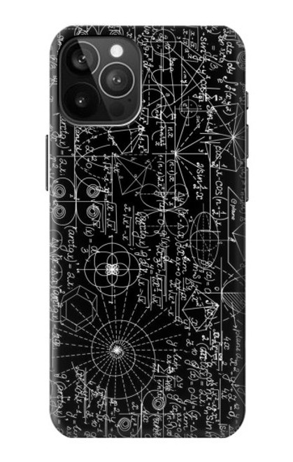 S3808 数学黒板 Mathematics Blackboard iPhone 12 Pro Max バックケース、フリップケース・カバー