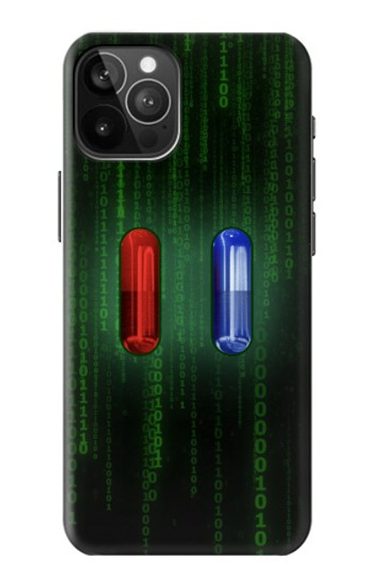 S3816 赤い丸薬青い丸薬カプセル Red Pill Blue Pill Capsule iPhone 12 Pro Max バックケース、フリップケース・カバー