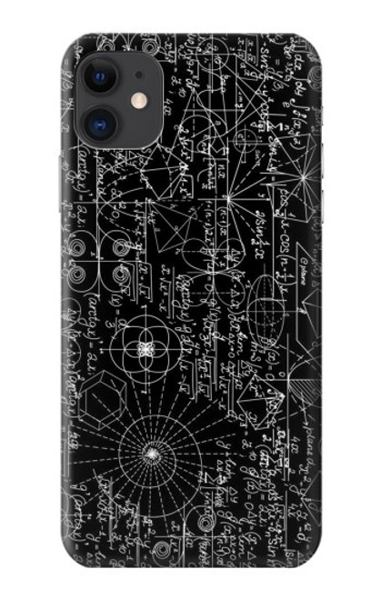 S3808 数学黒板 Mathematics Blackboard iPhone 11 バックケース、フリップケース・カバー