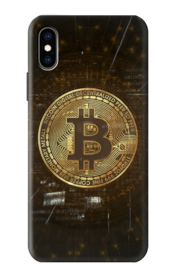 S3798 暗号通貨ビットコイン Cryptocurrency Bitcoin iPhone X, iPhone XS バックケース、フリップケース・カバー