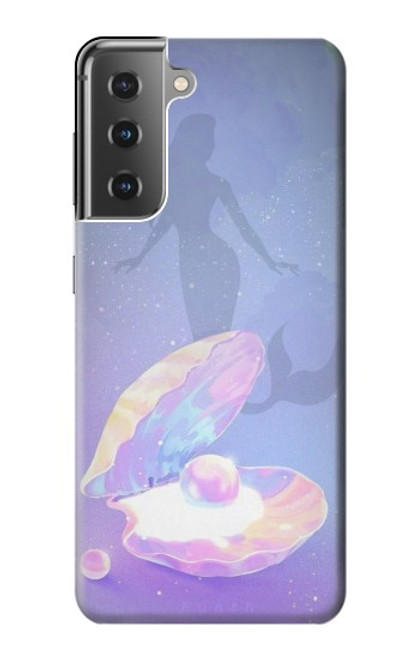 S3823 美し真珠マーメイド Beauty Pearl Mermaid Samsung Galaxy S21 Plus 5G, Galaxy S21+ 5G バックケース、フリップケース・カバー