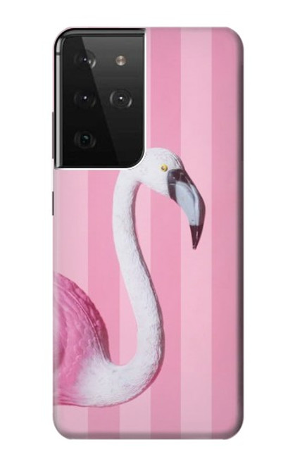 S3805 フラミンゴピンクパステル Flamingo Pink Pastel Samsung Galaxy S21 Ultra 5G バックケース、フリップケース・カバー