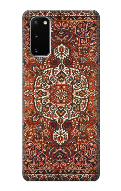 S3813 ペルシャ絨毯の敷物パターン Persian Carpet Rug Pattern Samsung Galaxy S20 バックケース、フリップケース・カバー