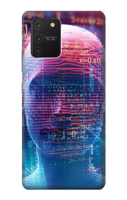 S3800 デジタル人顔 Digital Human Face Samsung Galaxy S10 Lite バックケース、フリップケース・カバー