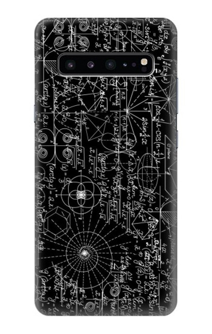 S3808 数学黒板 Mathematics Blackboard Samsung Galaxy S10 5G バックケース、フリップケース・カバー