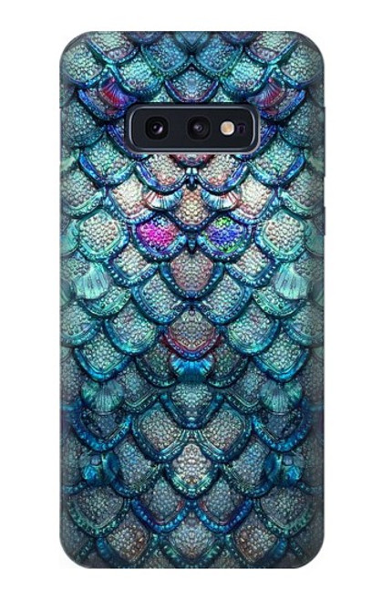S3809 人魚の鱗 Mermaid Fish Scale Samsung Galaxy S10e バックケース、フリップケース・カバー