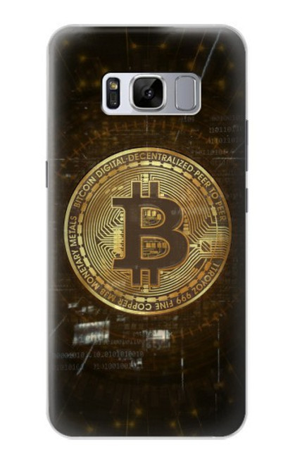S3798 暗号通貨ビットコイン Cryptocurrency Bitcoin Samsung Galaxy S8 バックケース、フリップケース・カバー